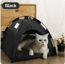 Premium Portable Cat Tent House – Soft & Comfortable Pet Bed