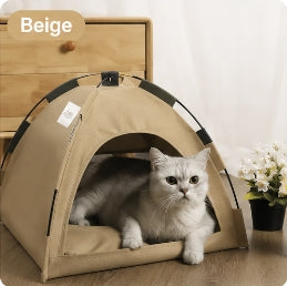 Premium Portable Cat Tent House – Soft & Comfortable Pet Bed